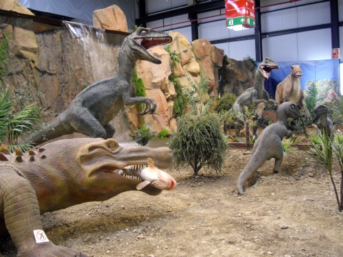 Exposición de Dinosaurios en la Casa de Campo de Madrid