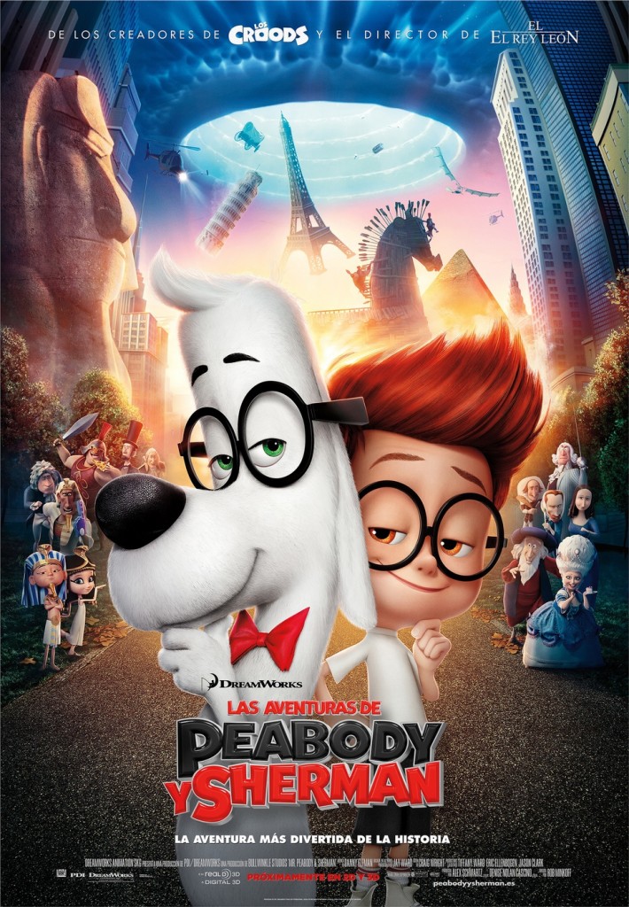películas infantiles las aventuras de peabody y sherman