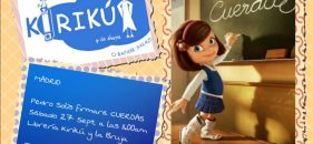 Firma el cuento y DVD de Cuerdas por Pedro Solís