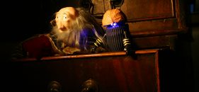 Leonardo Da Vinci con Pequetíteres en el Teatro El Castillo