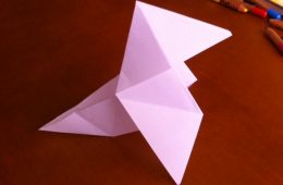 La pajarita de papel tradicional