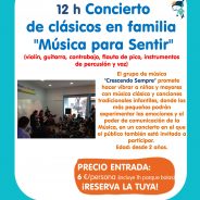 Concierto infantil de música clásica y popular con Crescendo Sempre