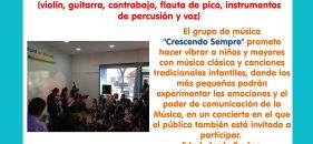 Concierto infantil de música clásica y popular con Crescendo Sempre
