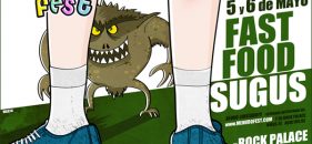 Concierto de rock de Fast Food y Sugus para niños en Menudo Fest