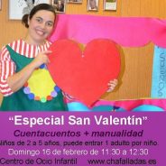 Cuentacuentos para niños en San Valentín en Alcobendas
