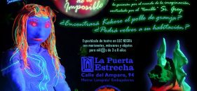 Un espectáculo de luz negra para niños con marionetas