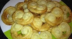 Palmeritas Caseras de Hojaldre Para Niños