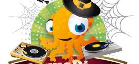 Terrorífica y musical tarde con niños en Halloween con Pequedisco