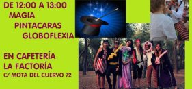 Pintacaras, globoflexia y magia para niños gratis en Hortaleza