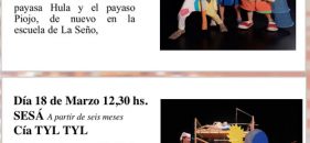 Obras de teatro para niños en marzo en el Teatro Tyl Tyl