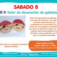 Taller de decoración de galletas  con Little Kingdom en Madrid