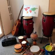 Taller de percusión en inglés para niños