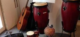 Taller de percusión en inglés para niños
