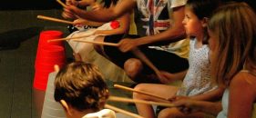 Taller de percusión para niños gratis en Matadero Madrid
