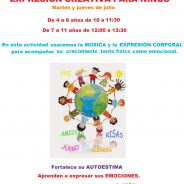 Taller de expresión creativa para niños en Madrid
