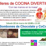 Taller infantil de Bombones de Chocolate y Coco en Alcobendas
