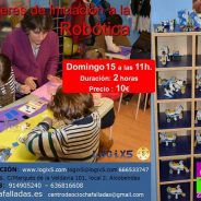 Taller para hacer robots en Alcobendas