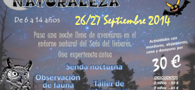 Una noche en la naturaleza con niños en Alcalá de Henares
